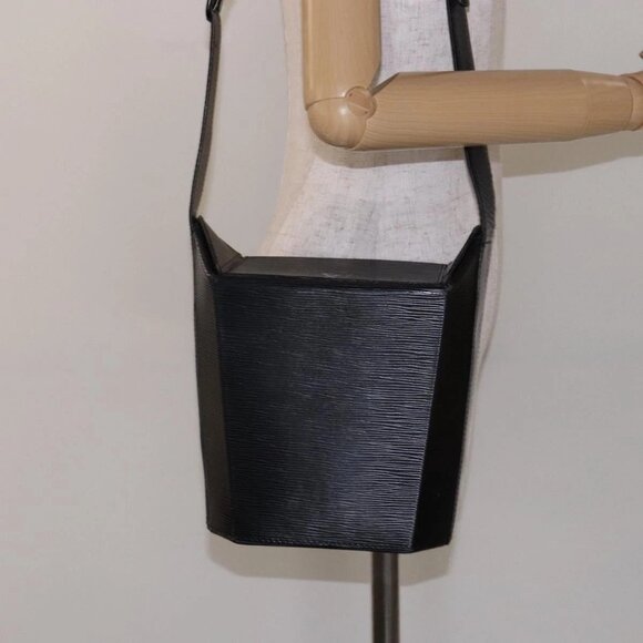 LOUIS VUITTON Epi Sac Seau Shoulder Bag Black M80161 LV Auth ep10696 - Picture 1 of 16